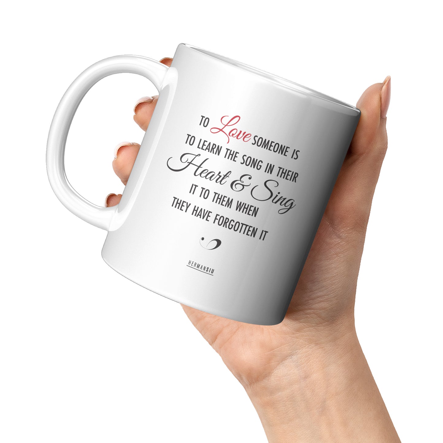 Love Quote Mug. 11oz