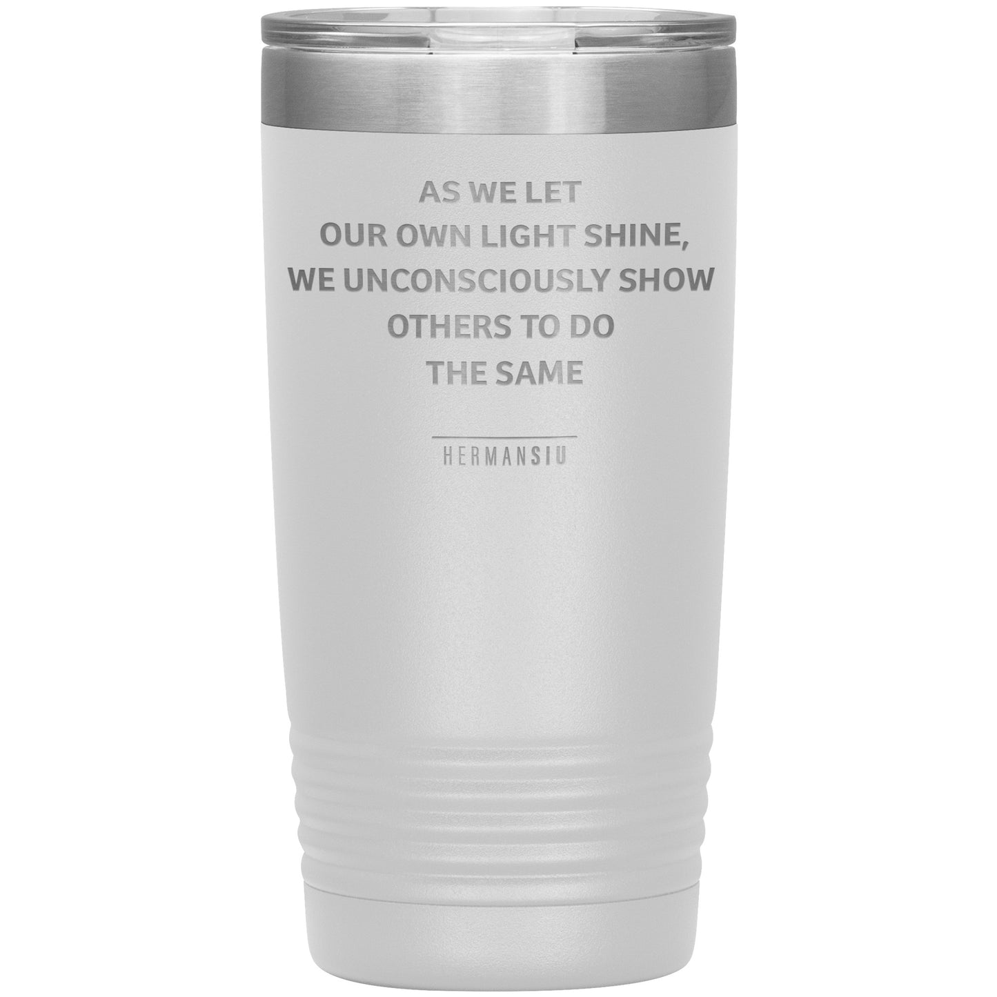 White 20 oz Tumbler