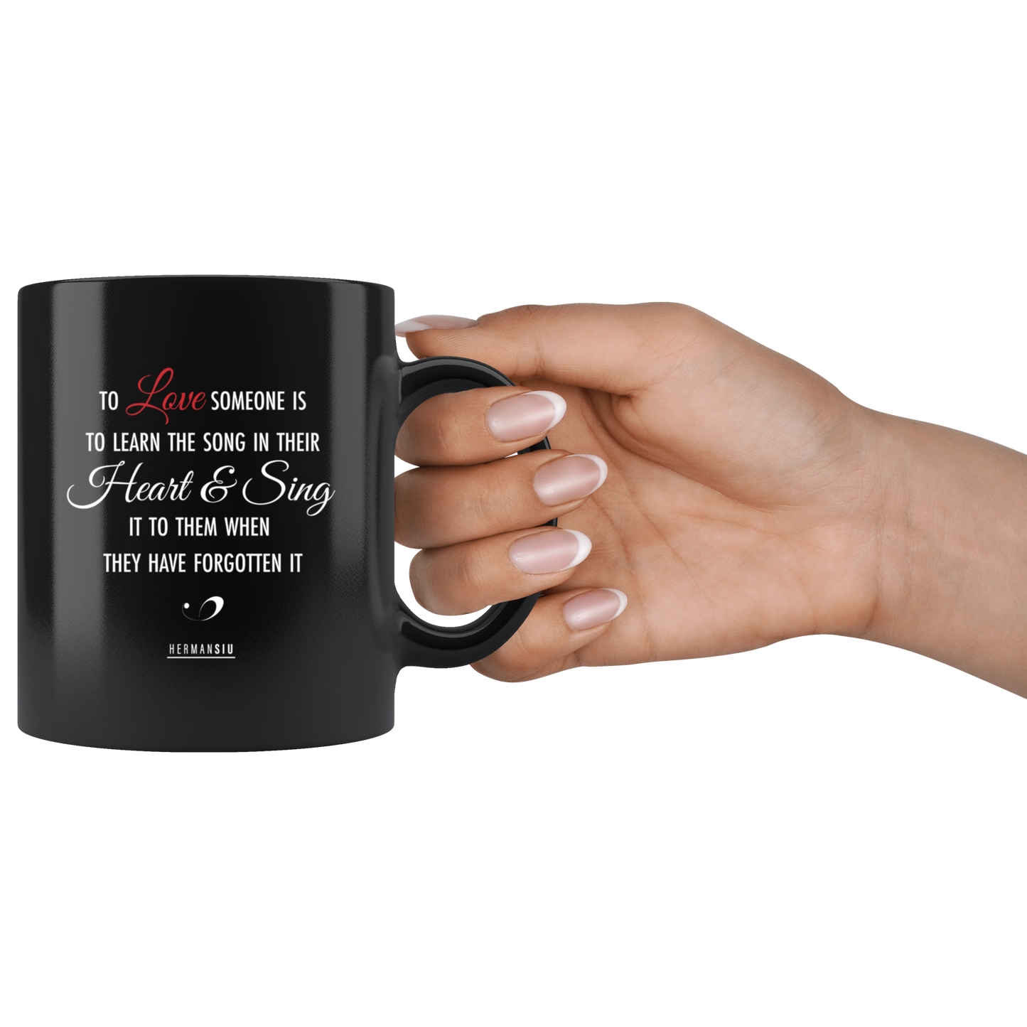 THE LOVE MUGS BLACK & WHITE