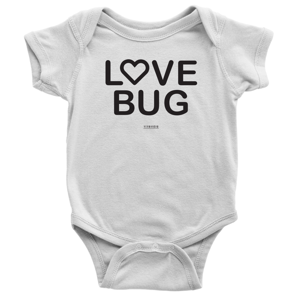 LOVE BUG BABYSUIT BLACK