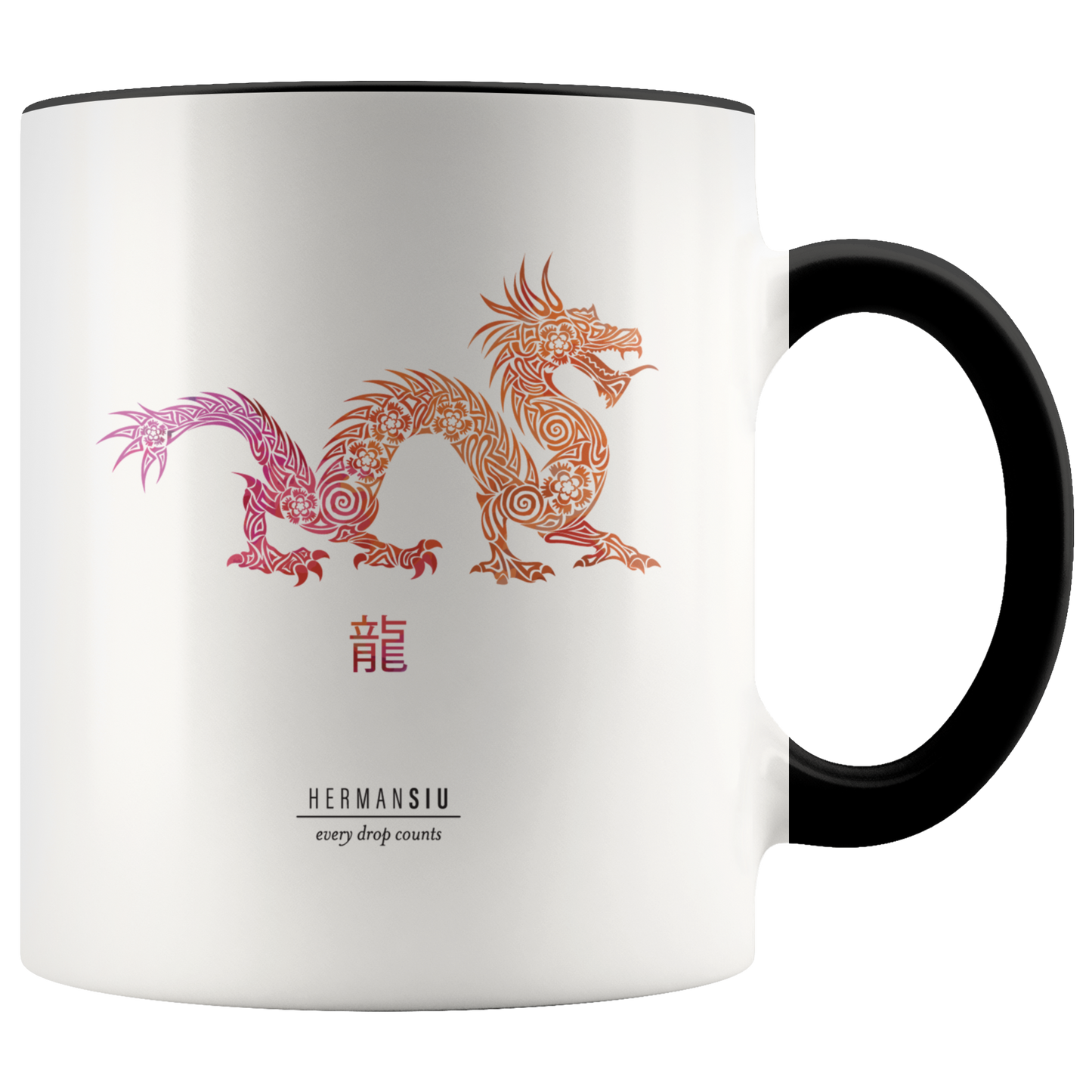Dragon Zodiac Accent Mug