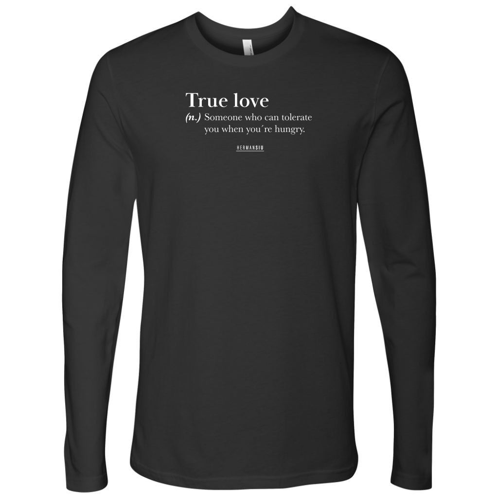TRUE LOVE LONG SLEVE BLACK