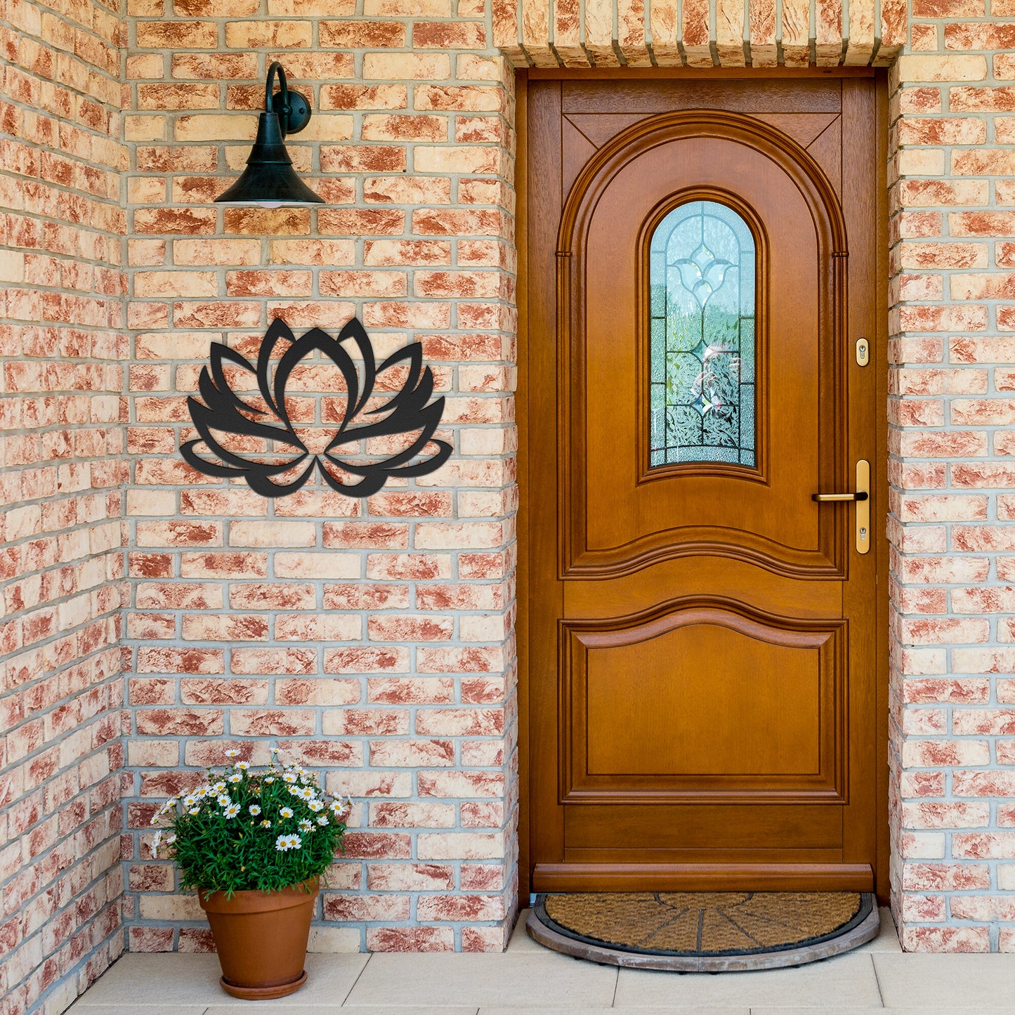 Lotus Flower Metal Wall Art