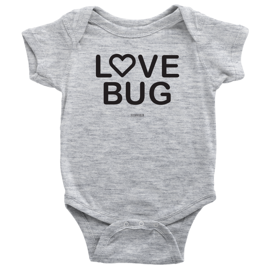 LOVE BUG BABYSUIT BLACK