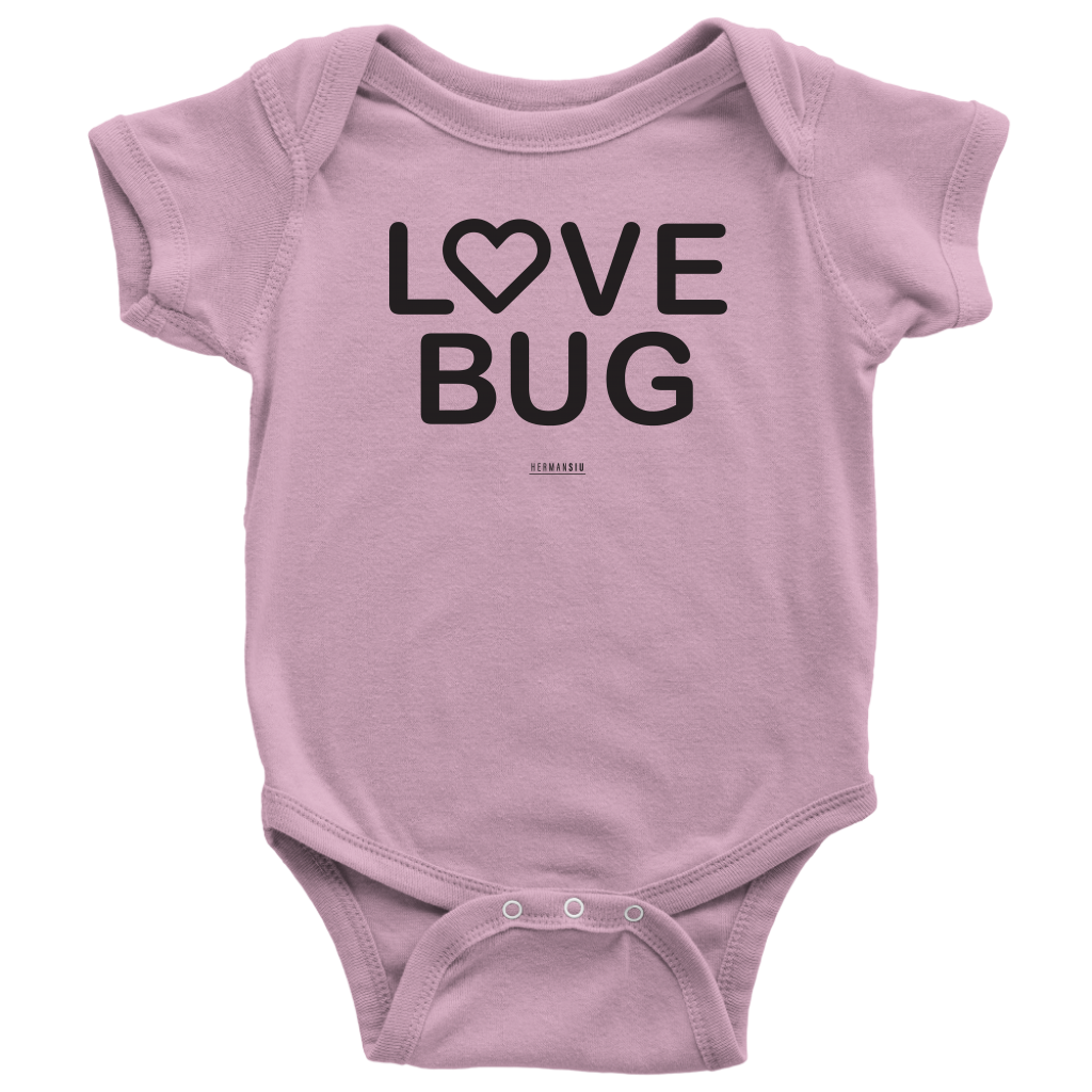 LOVE BUG BABYSUIT BLACK