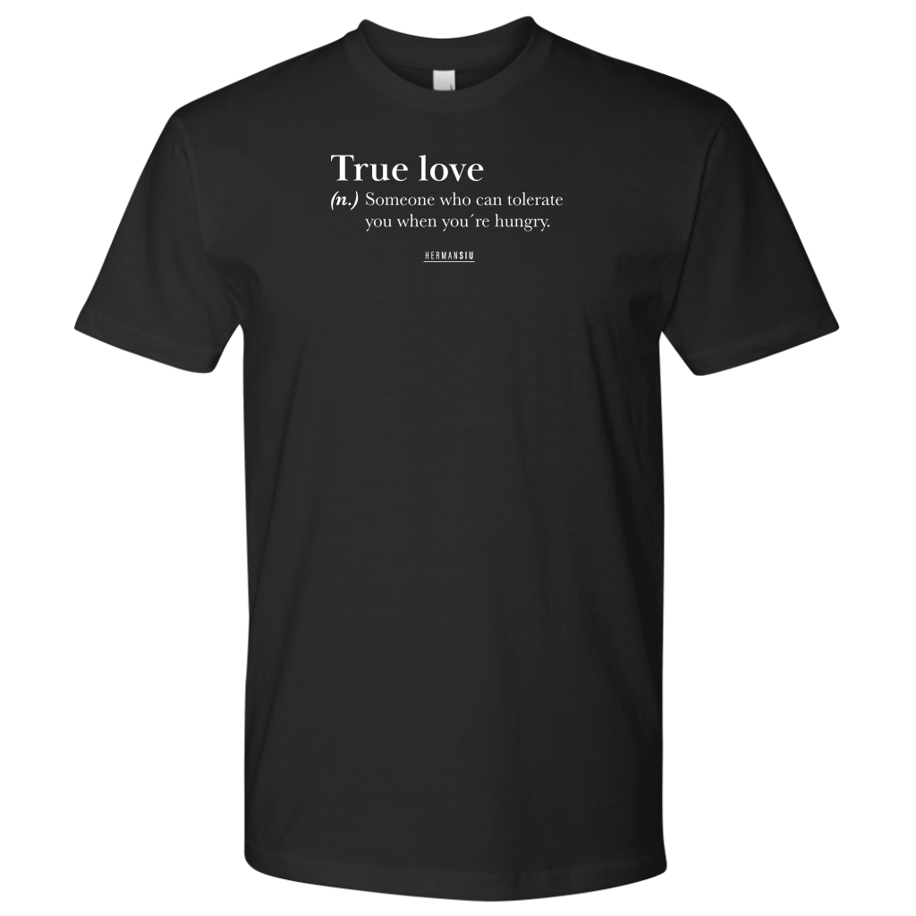 TRUE LOVE MEN TSHIRT BLACK