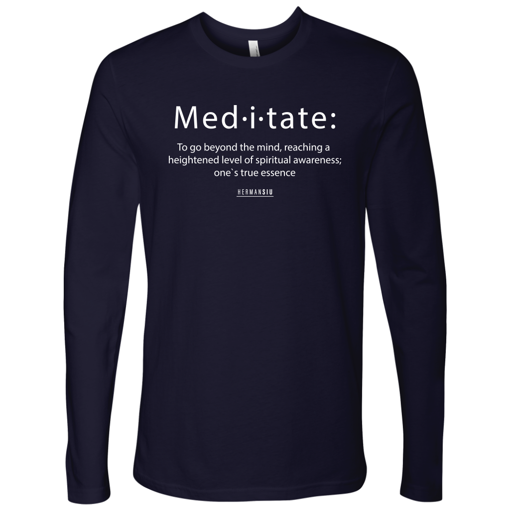 MEDITATE L/S UNISEX TEE