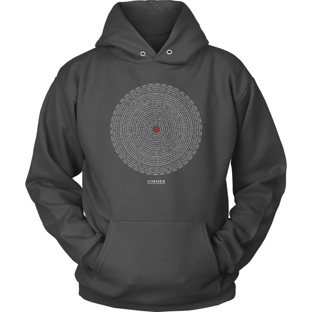 LOVE HOODIE BLACK