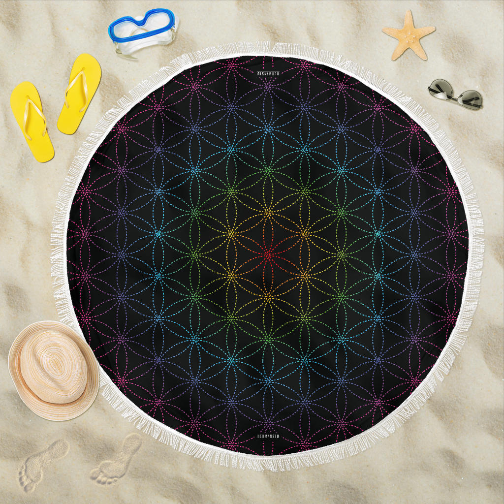 FLOWER OF LIFE MEDITATION / BEACH MAT