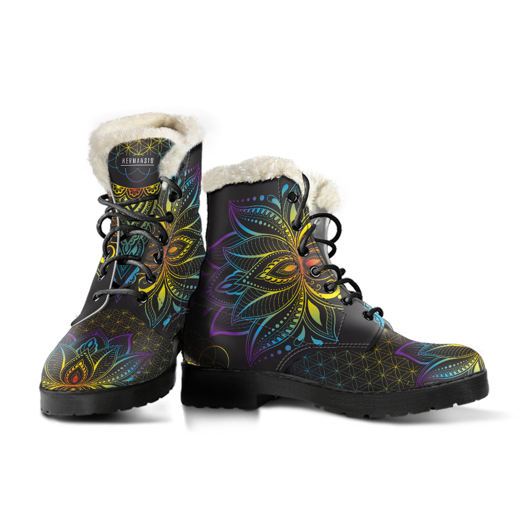 LOTUS FAUX FUR BOOTS