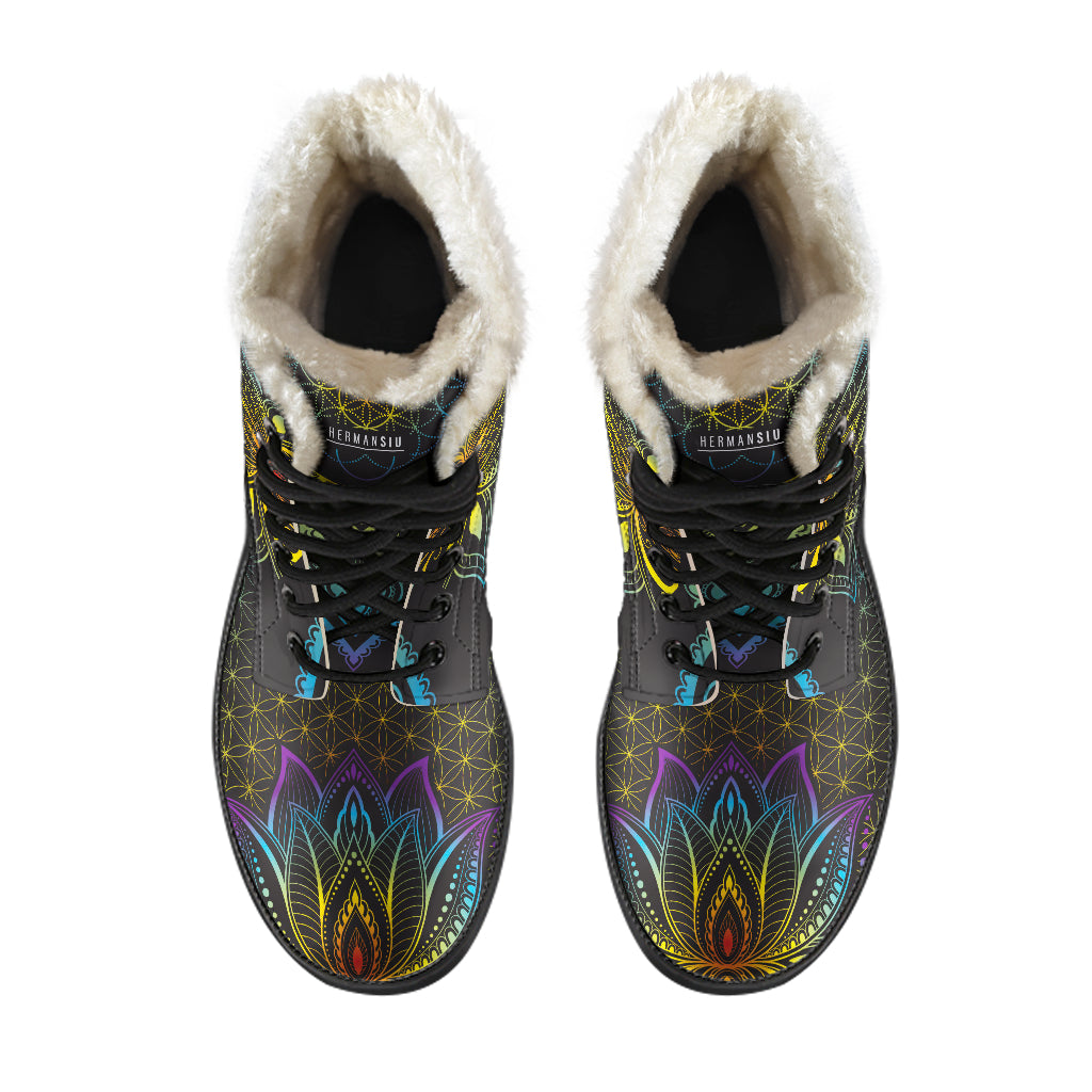 LOTUS FAUX FUR BOOTS