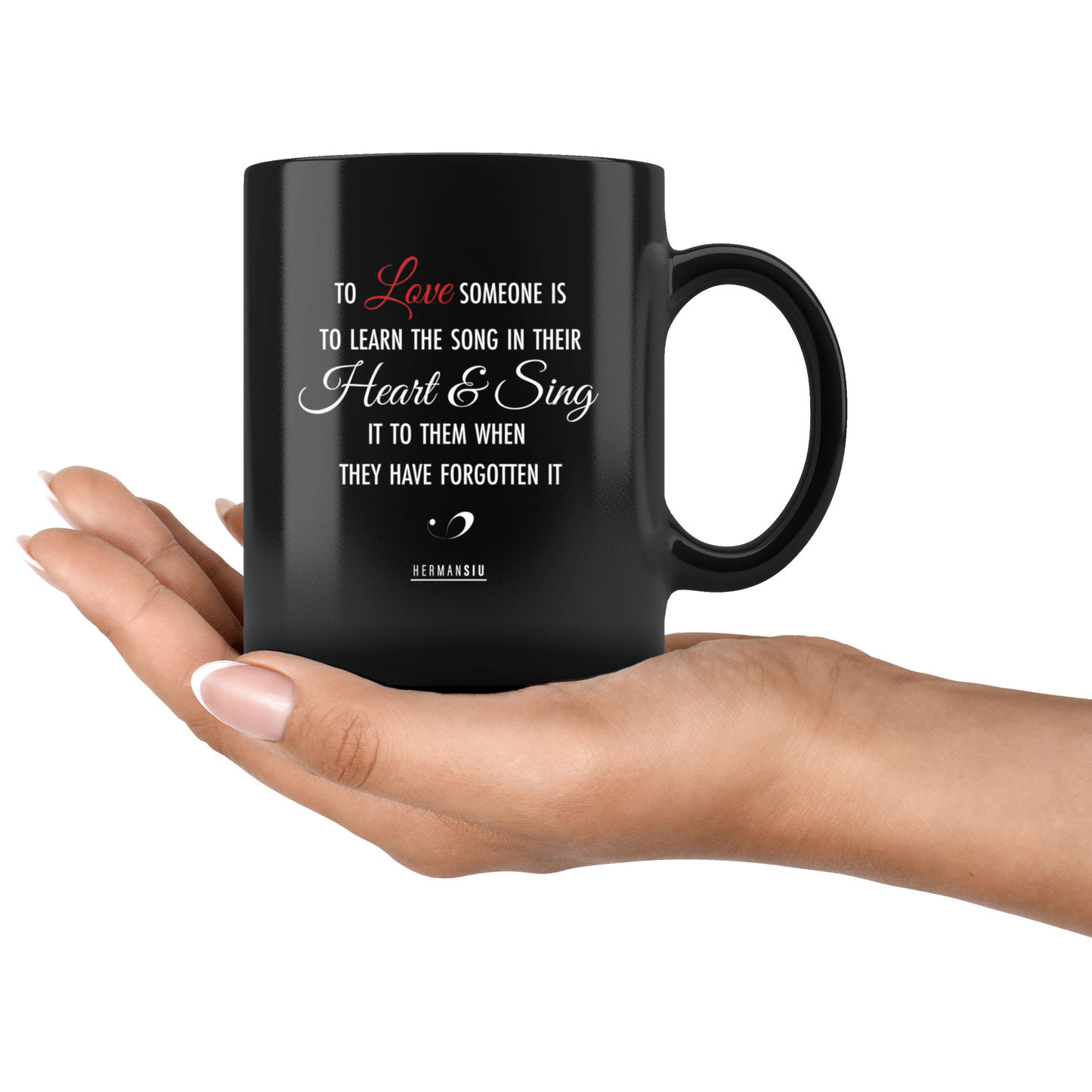 THE LOVE MUGS BLACK & WHITE