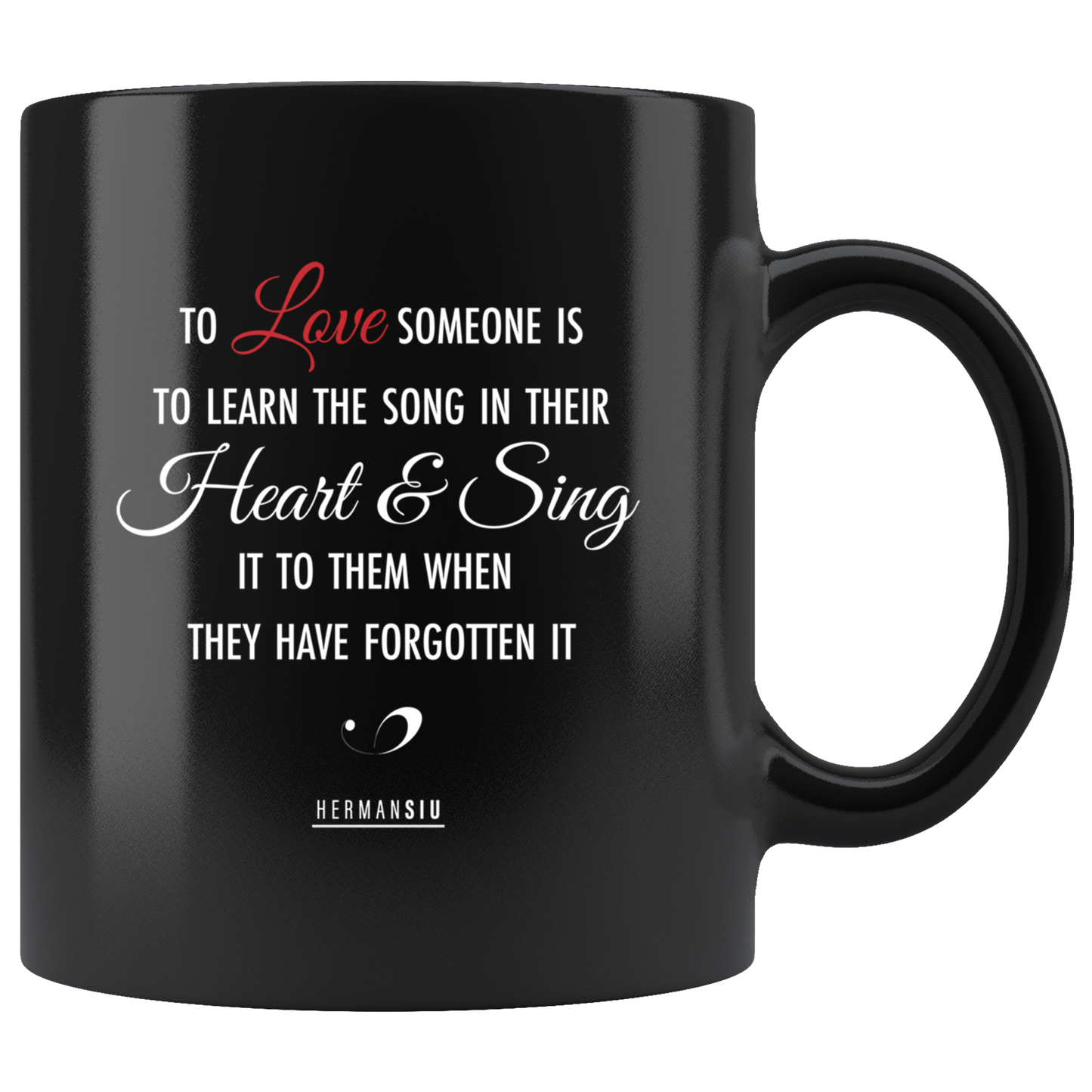 THE LOVE MUGS BLACK & WHITE