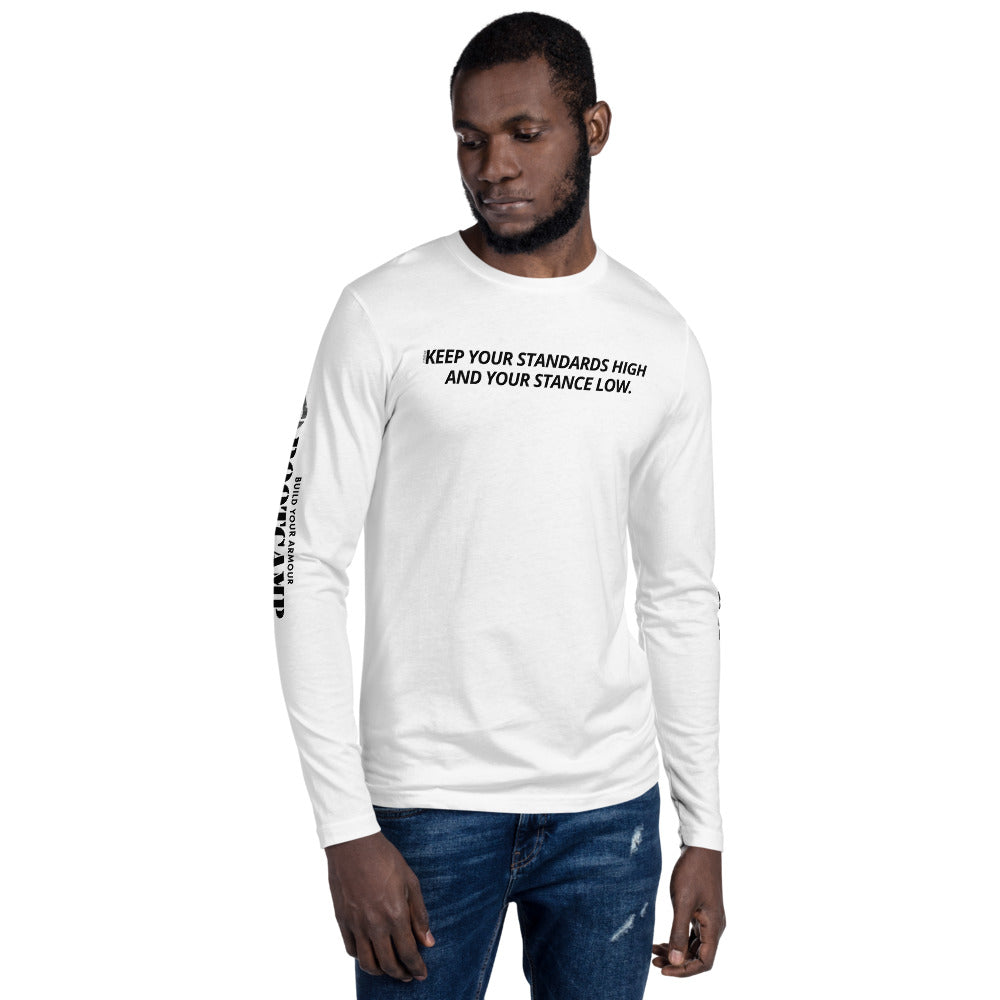 Long Sleeve Fitted Crew