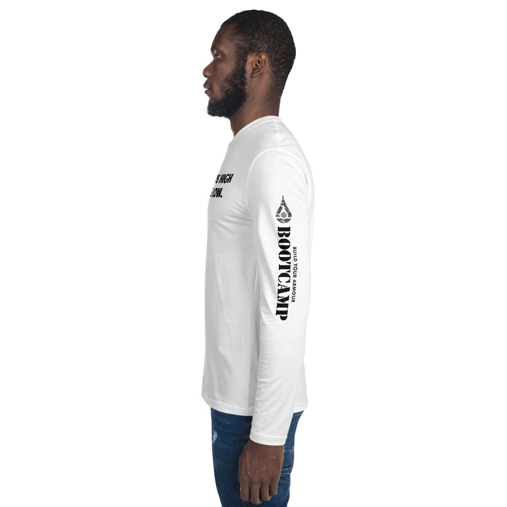 Long Sleeve Fitted Crew