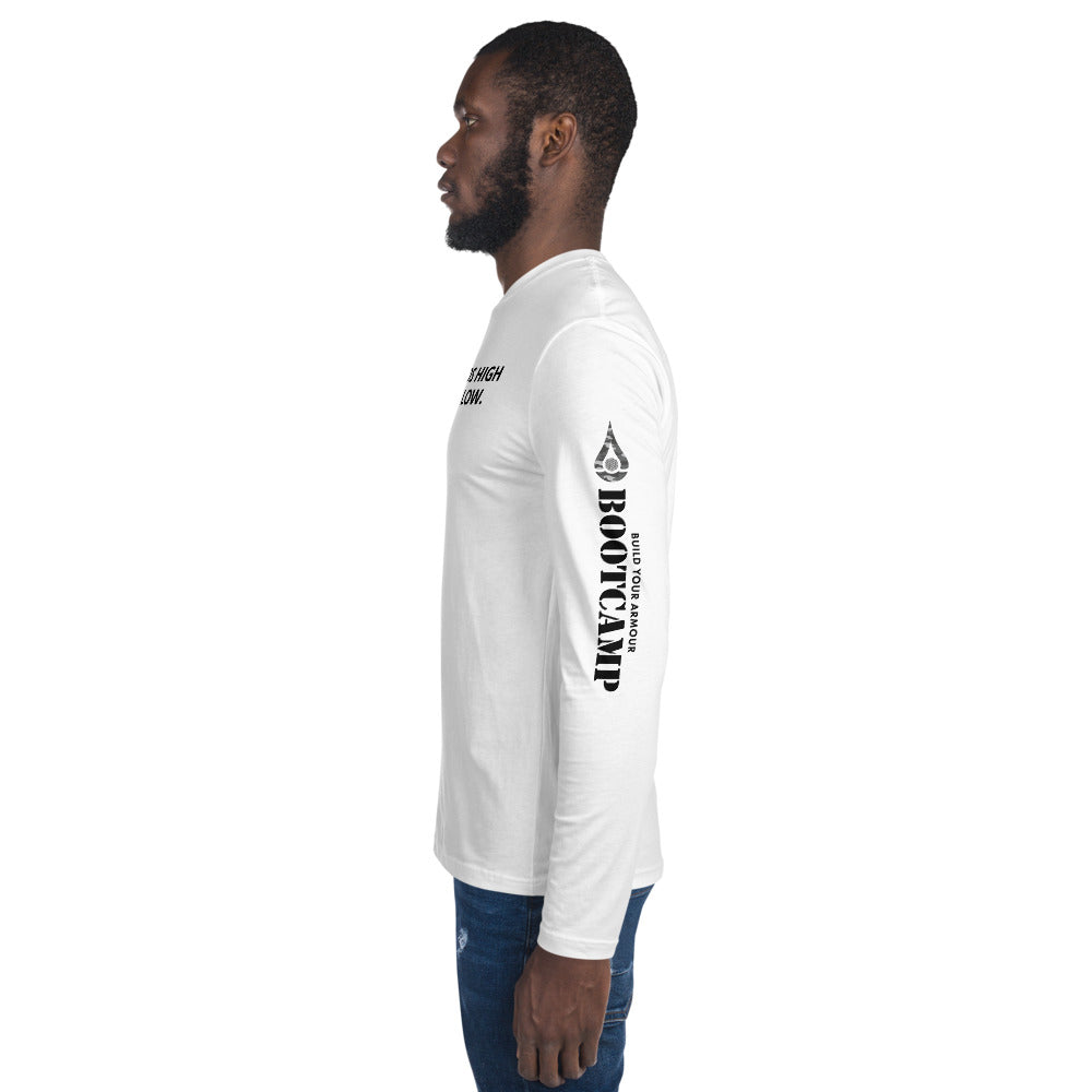 Long Sleeve Fitted Crew