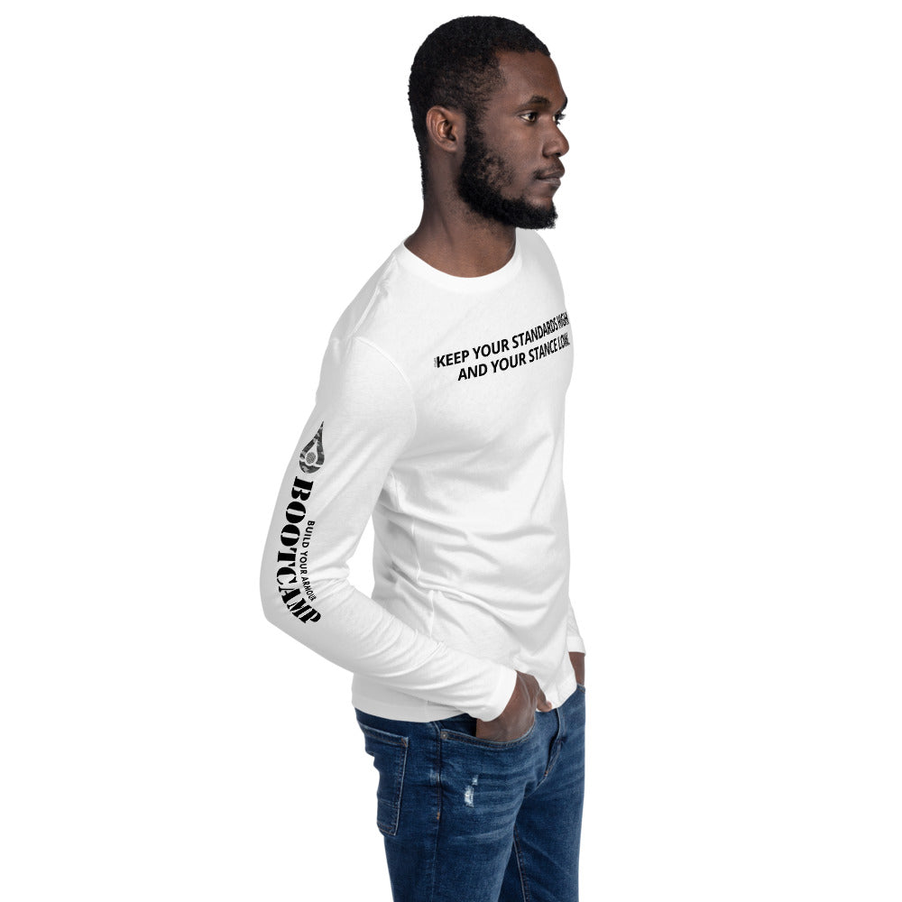 Long Sleeve Fitted Crew