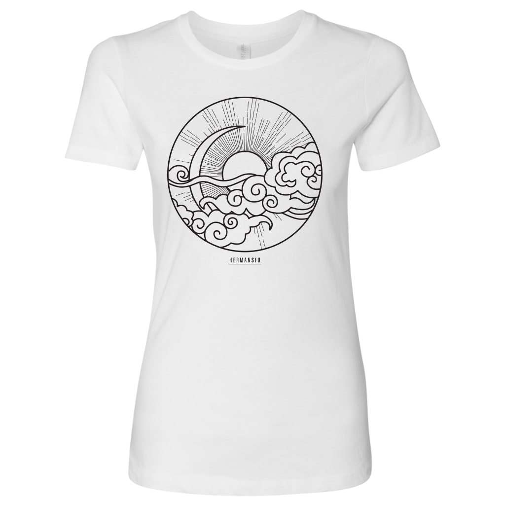 NEXT LEVEL WOMEN SUN MOON BLACK