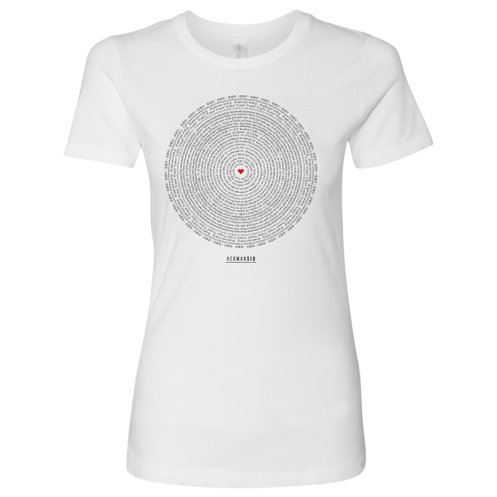 LOVE SHIRT WOMAN WHITE