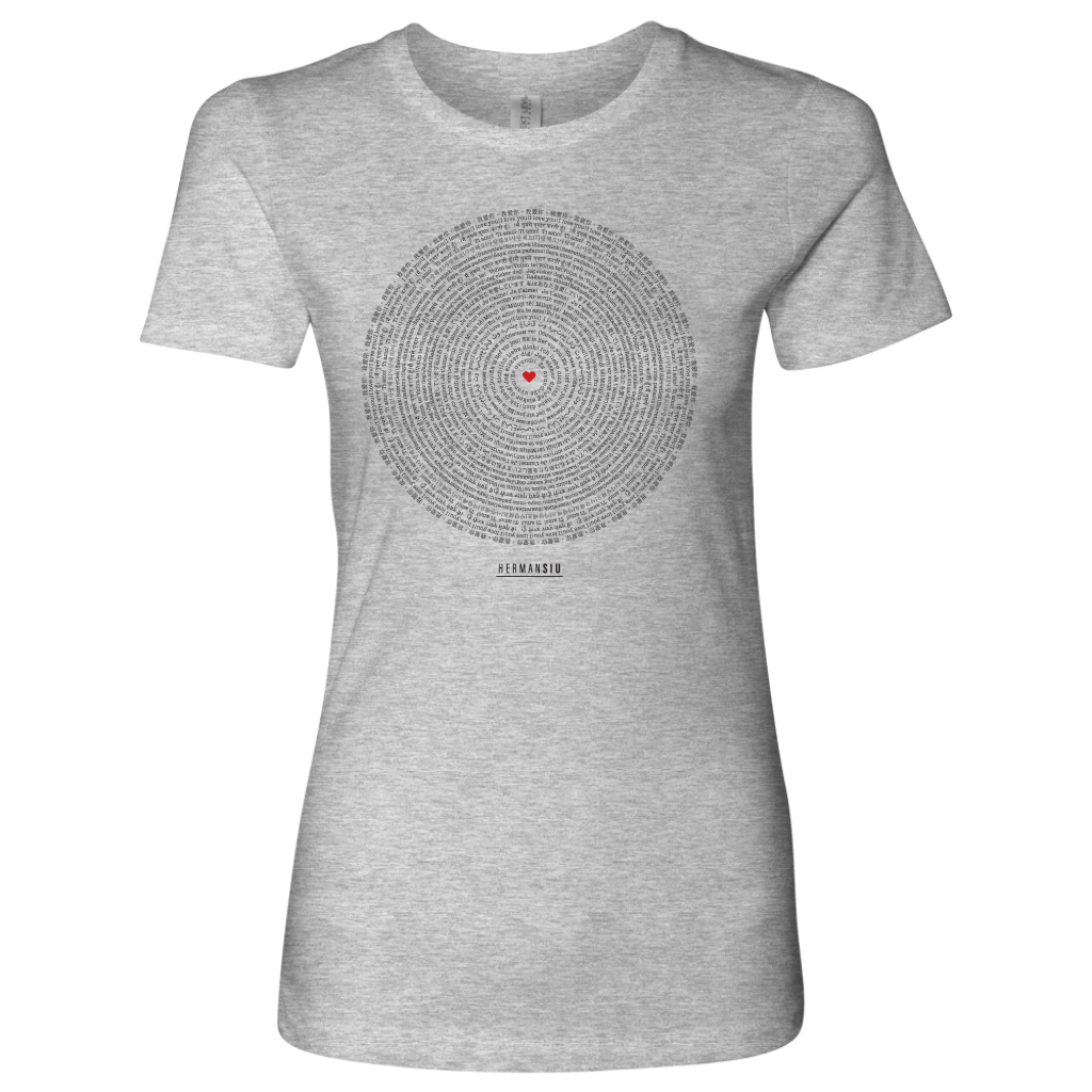 LOVE SHIRT WOMAN WHITE