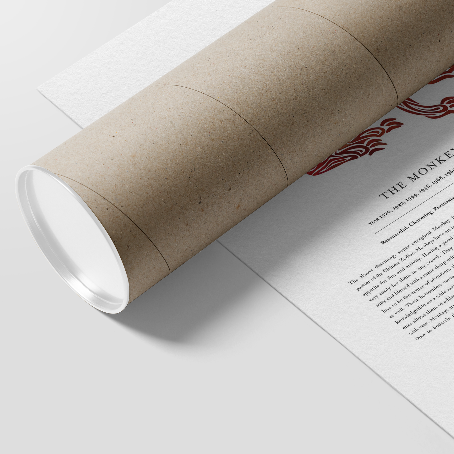 Monkey Zodiac Poster 11" x17"