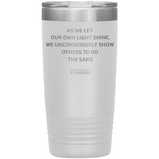 White 20 oz Tumbler