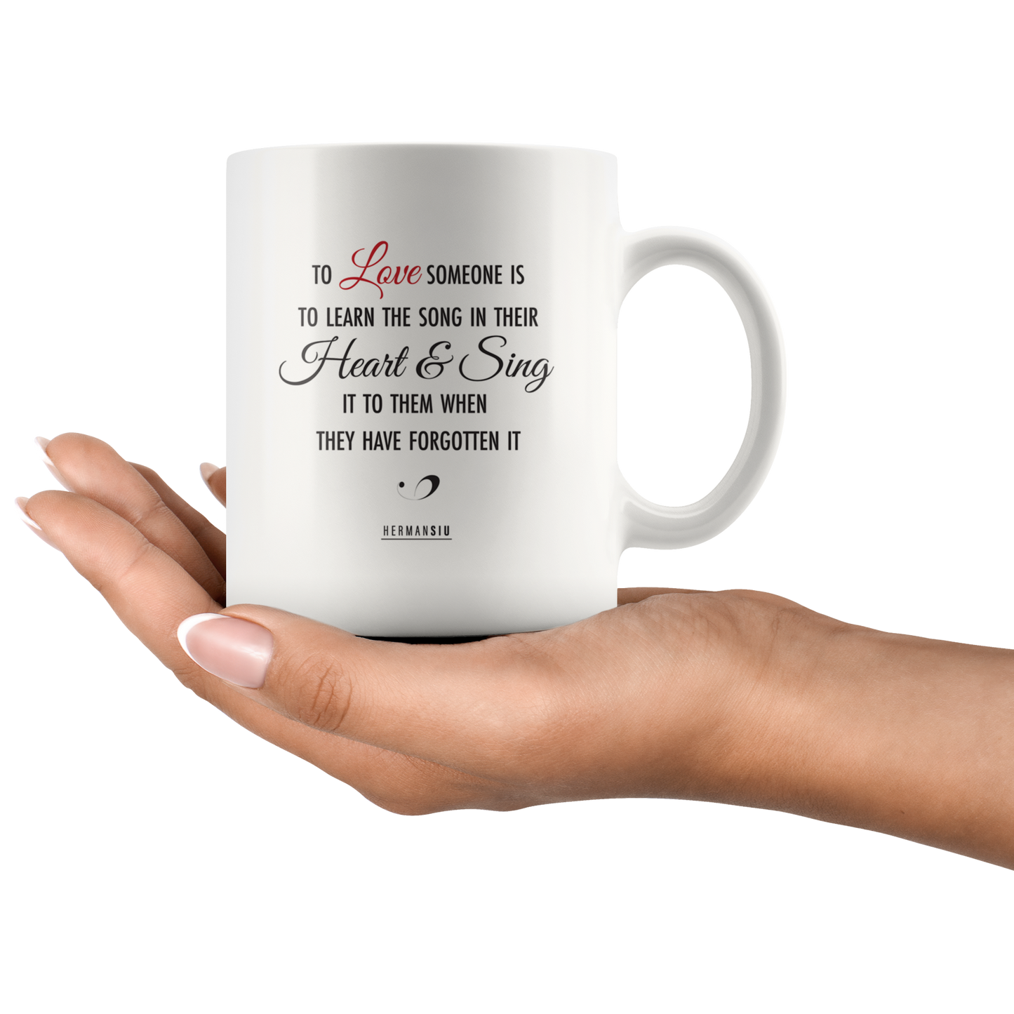 LOVE QUOTE MUG