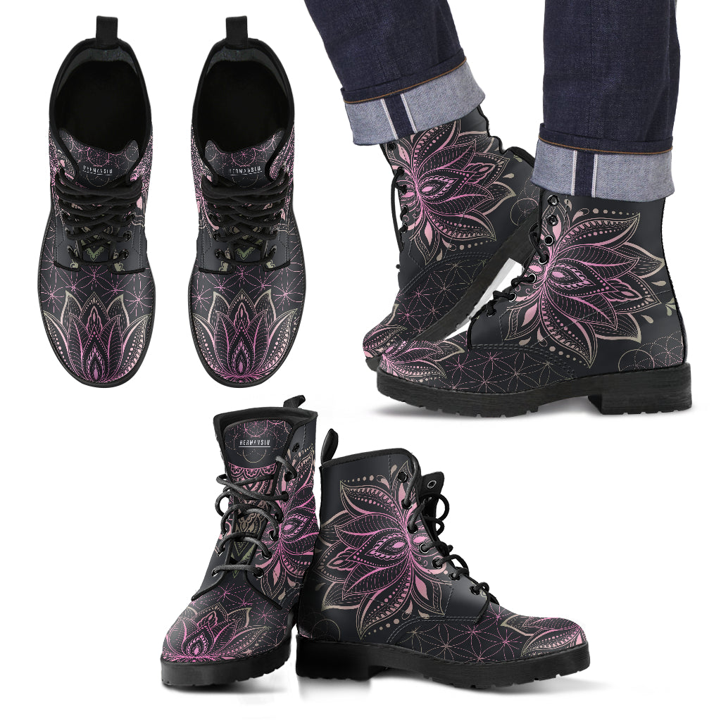 PINK LOTUS BOOTS
