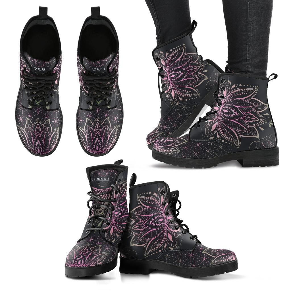 PINK LOTUS BOOTS