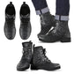 GREY LOTUS FLOWER BOOTS