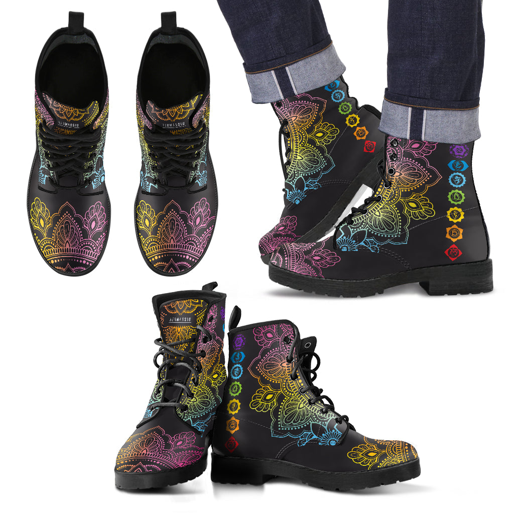 CHAKRA BOOTS MANDALA TOE