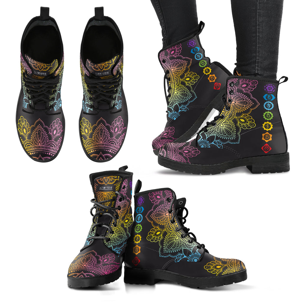 CHAKRA BOOTS MANDALA TOE