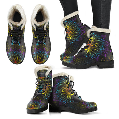 LOTUS FAUX FUR BOOTS