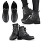 GREY LOTUS FLOWER BOOTS