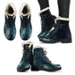 PEACE FAUX FUR BOOTS