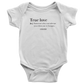 TRUE LOVE BODY SUIT
