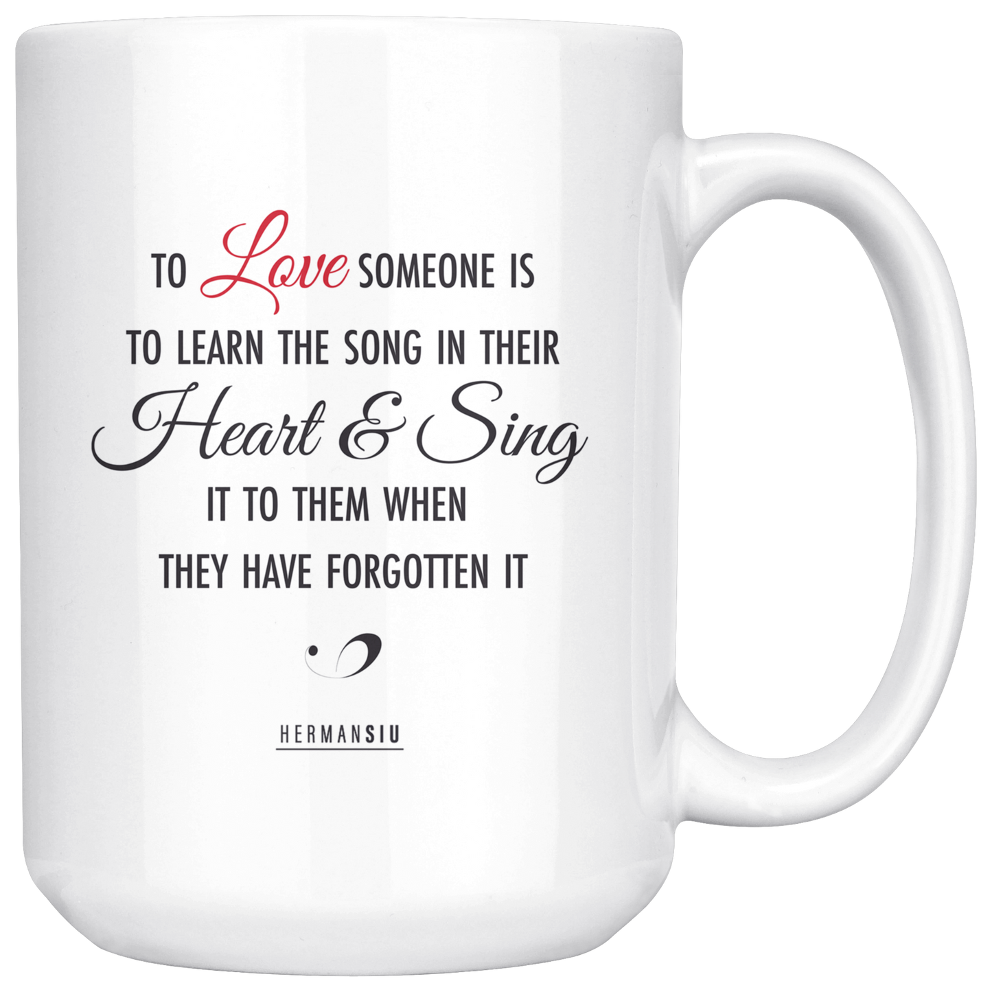 LOVE QUOTE MUG