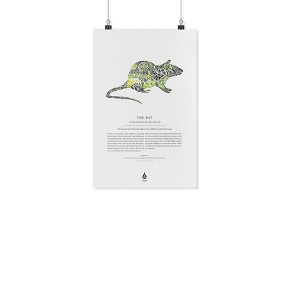 Rat Zodiac Poster 11" x17"