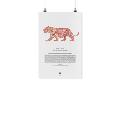 Tiger Zodiac Poster 11" x17"