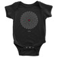 BABY BODYSUIT LOVE CIRCLE WHITE