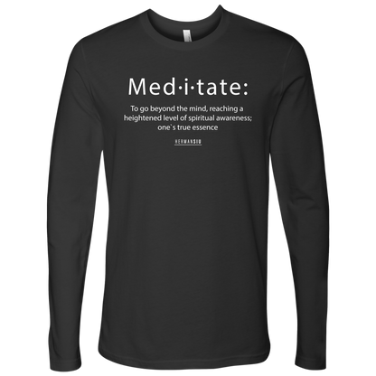 MEDITATE L/S UNISEX TEE