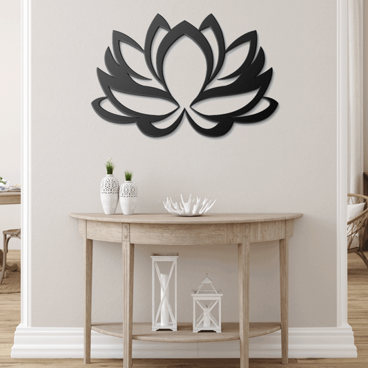Lotus Flower Metal Wall Art