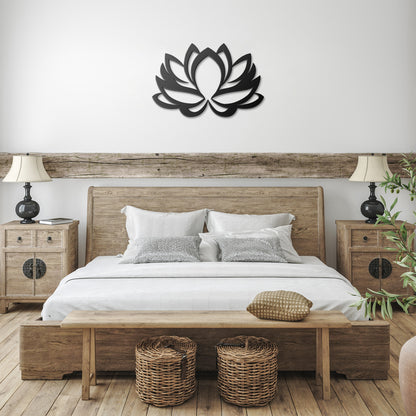 Lotus Flower Metal Wall Art