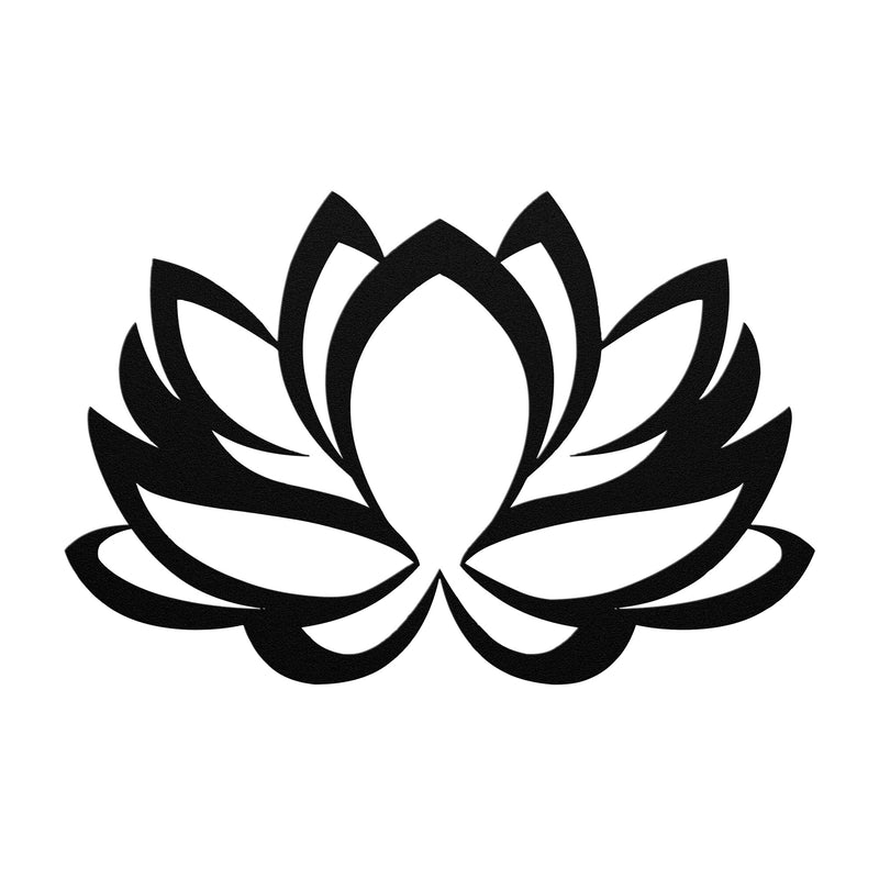 Lotus Flower Metal Wall Art