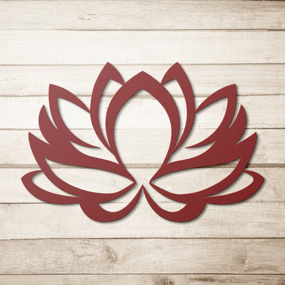 Lotus Flower Metal Wall Art
