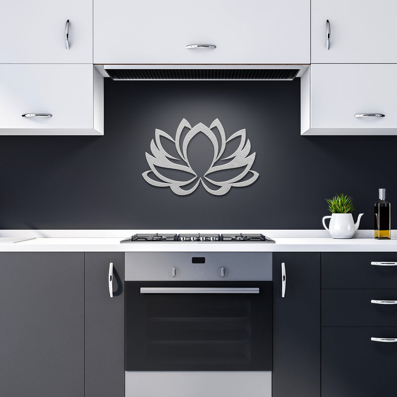 Lotus Flower Metal Wall Art