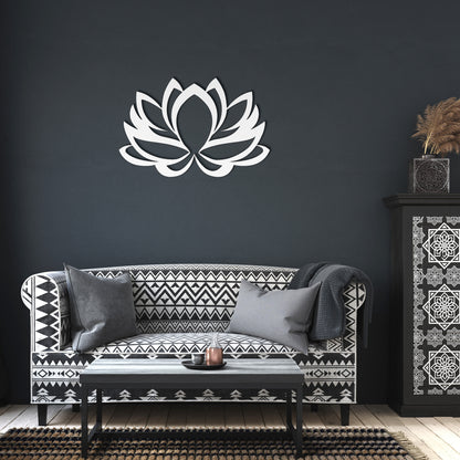 Lotus Flower Metal Wall Art