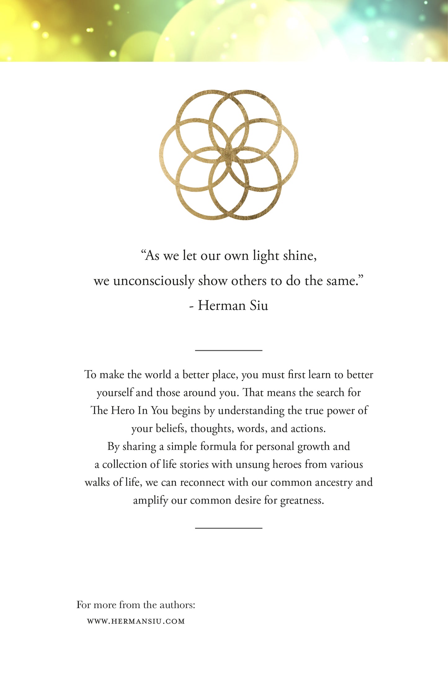 The Hero In You Book
