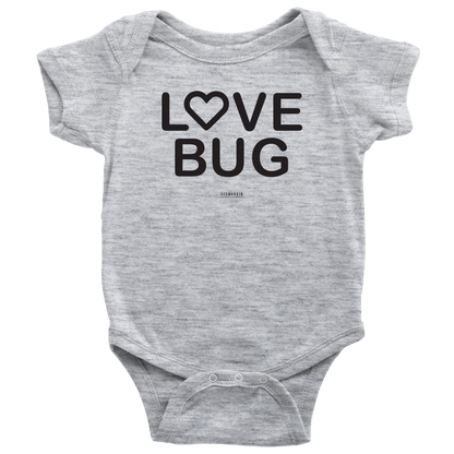 LOVE BUG BABYSUIT BLACK