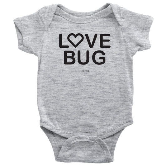 LOVE BUG BABYSUIT BLACK